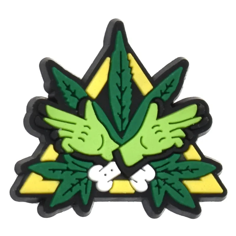 CROC Charms Weed Leaf Alien 420 Rasta Lips Smoke Accessories ADULT Gift Festival